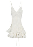 Romantic Hollow Lace Ballet Strap Dress image 5