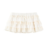French V Neck Shirt Cake Skirt Set image 18