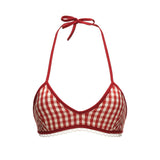 Square collar bow long-sleeved T-shirt