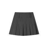 Simple slim vest bottoming shirt college style skirt suit