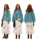 Tassel Sweater Loose Knitted Sweater Top