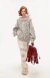 Tassel Sweater Loose Knitted Sweater Top
