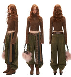 Brown turtleneck tops