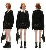 キャットフェアアイルセータードレスショートミンクコートハイエンド