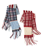 Check scarf casual all-match