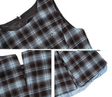 プレッピーチェック柄Aラインベストドレス