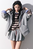 Miu-Inspired Baseball Jacket Skirt Set