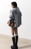 Miu-Inspired Baseball Jacket Skirt Set