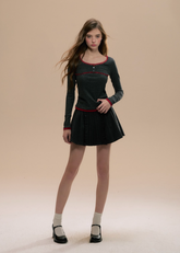 Soft Knit Long-Sleeve T-Shirt