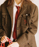 Petersburg Love Letter Wool Suit Set