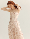 Floral Lace French Slip Dress