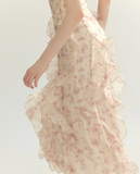 Floral Lace French Slip Dress