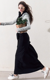 長袖ポロドレス