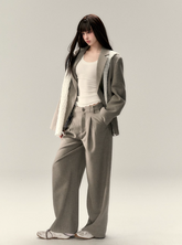 Thick Wool Suit Pants