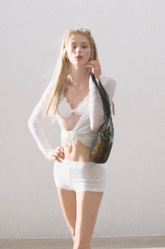 Snowflake Knit Hoodie Set