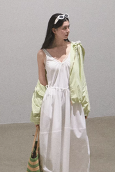 Rose Vest Balloon Dress