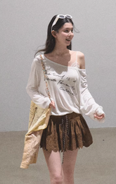 Loose Wool Sunscreen Shirt