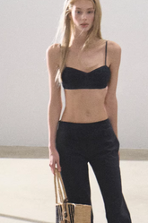 Lace Suspenders & Pants Set