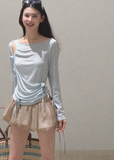 3D Flower Lyocell Knit Top