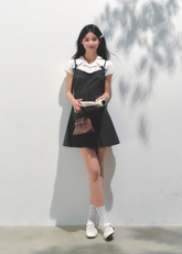 カレッジスタイルのシニアルックドレス