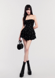Thorn Heart Ruffle Dres