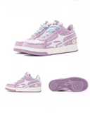 Washed Edge Retro Skate Shoes