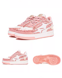 Washed Edge Retro Skate Shoes