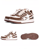 Washed Edge Retro Skate Shoes