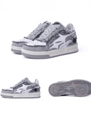 Washed Edge Retro Skate Shoes