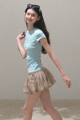 ライトロゴ スリムフィットTシャツ