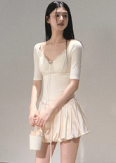 Starlight Bloom Bubble Skirt