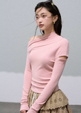 Asymmetrical Slim Knit
