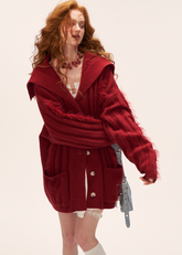 Stripe Knit Cardigan