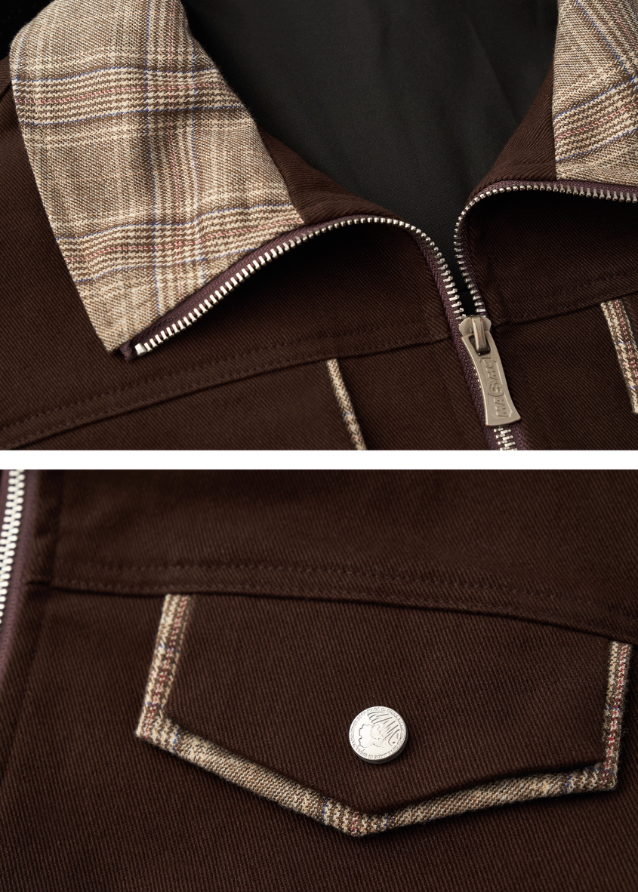 vintage check patchwork suit, plaid jacket and skirt set women, retro two piece outfit fw2025, lapel patchwork blazer set, korean street suit womens fashion, fall winter co ord set women, vintage plaid skirt and jacket, trendy retro womens suit, nowa tokyo street luxe set