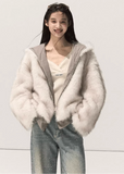 korean eco fur hooded jacket, reversible faux fur coat women, korean thickened winter jacket, seoul fashion fur hoodie coat, korean fluffy outerwear women, reversible warm plush jacket, korean minimal cozy coat, eco-friendly fur jacket women, soft dual-side hooded coat, korean winter street style outfit, reversible fluffy hood coat, trendy faux fur jacket korea, korean winter casual fur hoodie, soft minimalist outerwear, cozy hooded thick fur jacket