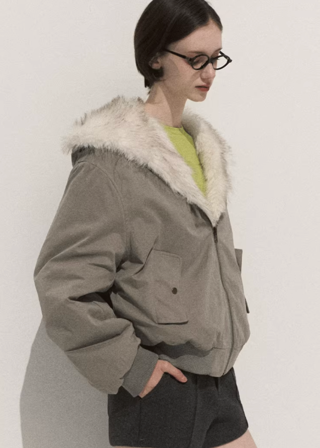 korean eco fur hooded jacket, reversible faux fur coat women, korean thickened winter jacket, seoul fashion fur hoodie coat, korean fluffy outerwear women, reversible warm plush jacket, korean minimal cozy coat, eco-friendly fur jacket women, soft dual-side hooded coat, korean winter street style outfit, reversible fluffy hood coat, trendy faux fur jacket korea, korean winter casual fur hoodie, soft minimalist outerwear, cozy hooded thick fur jacket