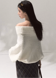 korean wool knit cape sweater, turtleneck cable knit top, vintage knit cloak korea, korean off shoulder winter sweater, wool poncho style sweater, thick knit pullover women, cozy oversized turtleneck top, korean elegant knitwear women, retro wool winter top, cable twist knit jumper, minimalist wool cape top, korean autumn winter outfit, soft knit poncho korea, korean chic vintage sweater, wool turtleneck oversized cape