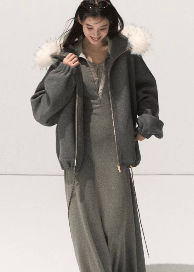 korean knit long dress women, polo collar slim knit dress, minimalist korean long sleeve dress, fake two piece knit dress, seoul fashion ribbed knit dress, korean fall long dress outfit, elegant collared knit maxi dress, korean feminine waist long dress, chic minimalist knitwear dress, korean autumn fashion outfit, casual elegant polo knit dress, modern korean slim dress, soft texture knit long sleeve gown, korean two piece illusion dress, ribbed slim waist knit dress women