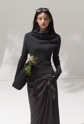 Twilight Rhythm Wool Sweater