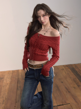 Voltage Cable Crop Knit