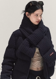 OAKMOO down jacket, white goose down jacket, cable knit down coat, Korean winter jacket women, contrast embroidery jacket, premium down outerwear, cozy winter puffer women, stylish Korean down jacket, holiday winter jacket women, high collar down coat, luxury goose down jacket, modern Korean fashion outerwear, warm lightweight down jacket, winter statement coat, designer down jacket women