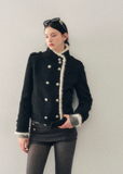 hepburn wool coat women, padded wool jacket women, winter wool coat women, korean minimal outerwear, elegant winter coat, refined women jacket, classic short wool coat, premium women outerwear, aomalm wool style, understated luxury winter wear, thickened wool coat, feminine winter jacket, modern women coat, timeless winter outerwear, daily luxury wool coat