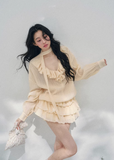 spring mini dress women, cake skirt dress, ruffle tiered dress women, seaside resort dress, aomalm dress style, feminine spring outfit women, slimming mini dress, lightweight spring dress, elegant casual dress women, french romantic dress, korean french style clothing, layered short dress women, soft ruffle mini dress, resort wear women dress, refined spring fashion