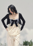AOMALM bow lace top, French romantic plaid blouse, feminine lace layered knitwear, Korean elegant spring top women, quiet luxury romantic outfit, Parisian inspired lace bow blouse, delicate plaid lace camisole top, romantic Korean French aesthetic clothing, soft feminine spring knit, elegant ribbon detail blouse, refined luxury womenswear top, lightweight lace layered shirt, romantic spring fashion women, feminine Korean designer inspired blouse, delicate bow lace knit top