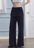 culotte pants women, layered trousers women, fake two piece pants, korean fashion pants, wide leg culottes, casual straight pants, minimalist trousers women, versatile casual pants, relaxed fit trousers, modern women clothing, chic everyday pants, aesthetic fashion bottoms, lightweight spring pants, clean line trousers, contemporary casual wear, soft structured pants, parisian style outfit, easy styling pants, refined casual look, essential wardrobe pants