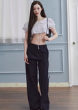 culotte pants women, layered trousers women, fake two piece pants, korean fashion pants, wide leg culottes, casual straight pants, minimalist trousers women, versatile casual pants, relaxed fit trousers, modern women clothing, chic everyday pants, aesthetic fashion bottoms, lightweight spring pants, clean line trousers, contemporary casual wear, soft structured pants, parisian style outfit, easy styling pants, refined casual look, essential wardrobe pants