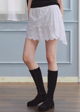 white embroidered skirt, a line mini skirt, cut out lace skirt, korean fashion skirt, spring outfits 2026, feminine mini skirt, asymmetrical skirt women, cotton skirt women, lightweight summer skirt, aesthetic fashion skirt, chic everyday outfit, modern feminine clothing, versatile white skirt, parisian style clothing, refined casual wear, delicate lace skirt, soft girl aesthetic outfit, breathable cotton skirt, elegant mini skirt, spring wardrobe essential