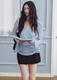 mini skirt women, drawstring skirt, layered waist skirt, korean fashion skirt, spring outfits 2026, casual spring outfits, slim fit mini skirt, contrast detail skirt, aesthetic fashion skirt, modern feminine clothing, versatile mini skirt, chic everyday outfit, parisian style clothing, refined casual wear, clean silhouette skirt, trendy mini skirt, spring wardrobe essential, fitted skirt women, street style skirt, minimal fashion skirt