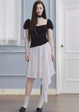 black white dress women, square neck dress, puff sleeve dress women, korean fashion dress, spring outfit ideas, elegant midi dress, contrast dress women, aesthetic fashion dress, modern feminine clothing, chic everyday outfit, parisian style clothing, vintage inspired dress, versatile spring dress, refined casual wear, soft girl aesthetic dress, statement dress women, lightweight summer dress, feminine silhouette dress, clean line dress, stylish day dress