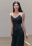 denim set women, lace camisole set, wide leg pants outfit, korean fashion set, spring outfit ideas, casual spring outfits, resort outfit women, bohemian denim outfit, lightweight denim set, feminine casual outfit, modern feminine clothing, parisian style clothing, versatile two piece outfit, relaxed fit pants women, aesthetic fashion set, travel outfit women, soft denim outfit, chic everyday set, minimal style outfit, calm luxury fashion